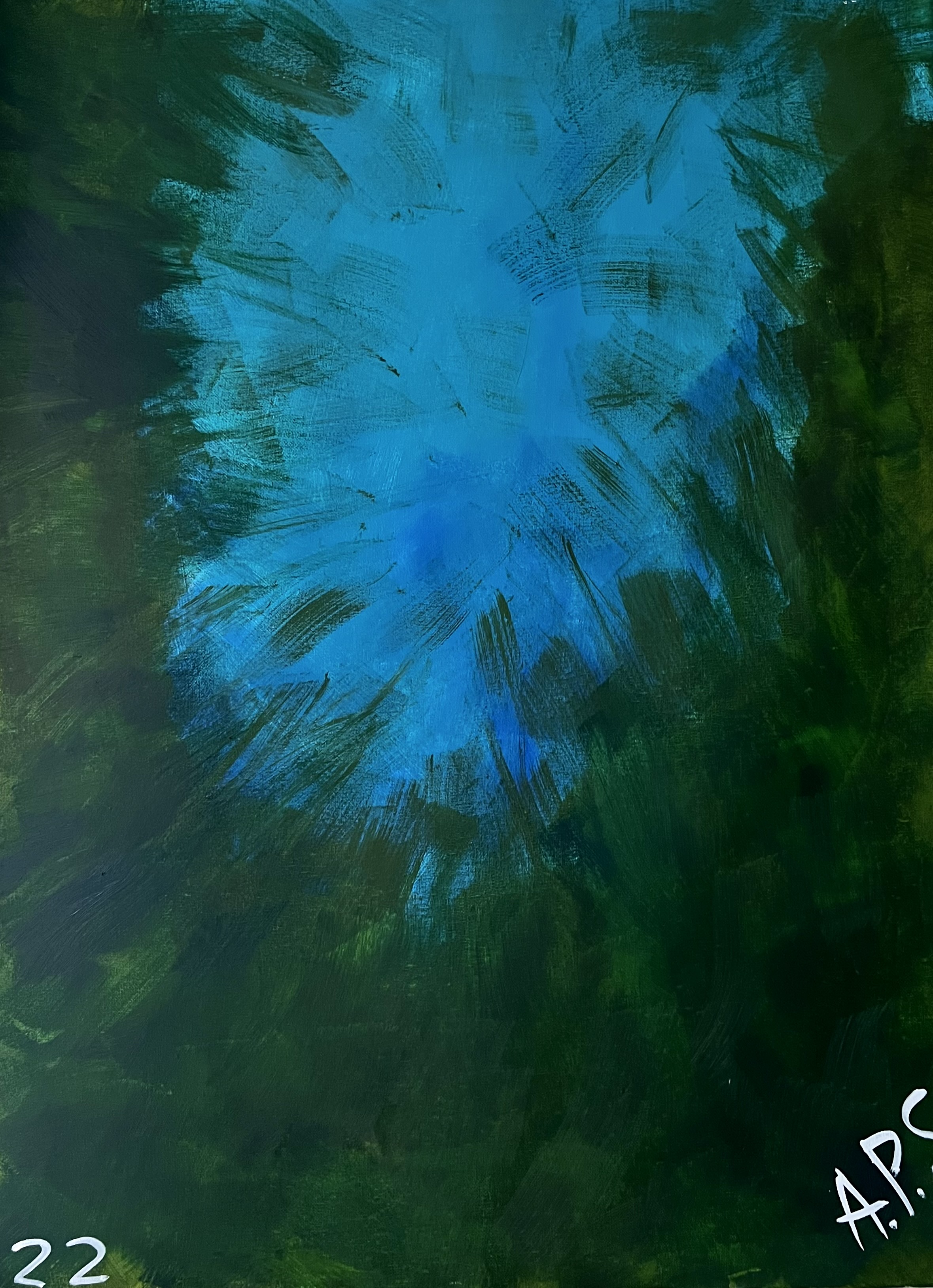 BOTTOM OF THE SEA - abstract underwater scene